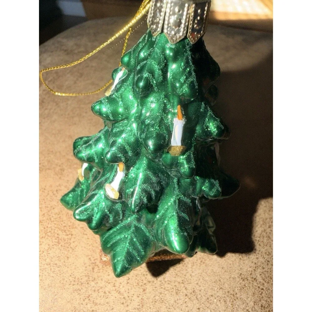 John Derian for Target Glass Christmas Tree Ornament 2025 Victorian NEW No Box